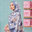 LE Batik Floral in Steelblue - TudungPeople