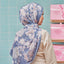 LE Batik Floral in Steelblue - TudungPeople