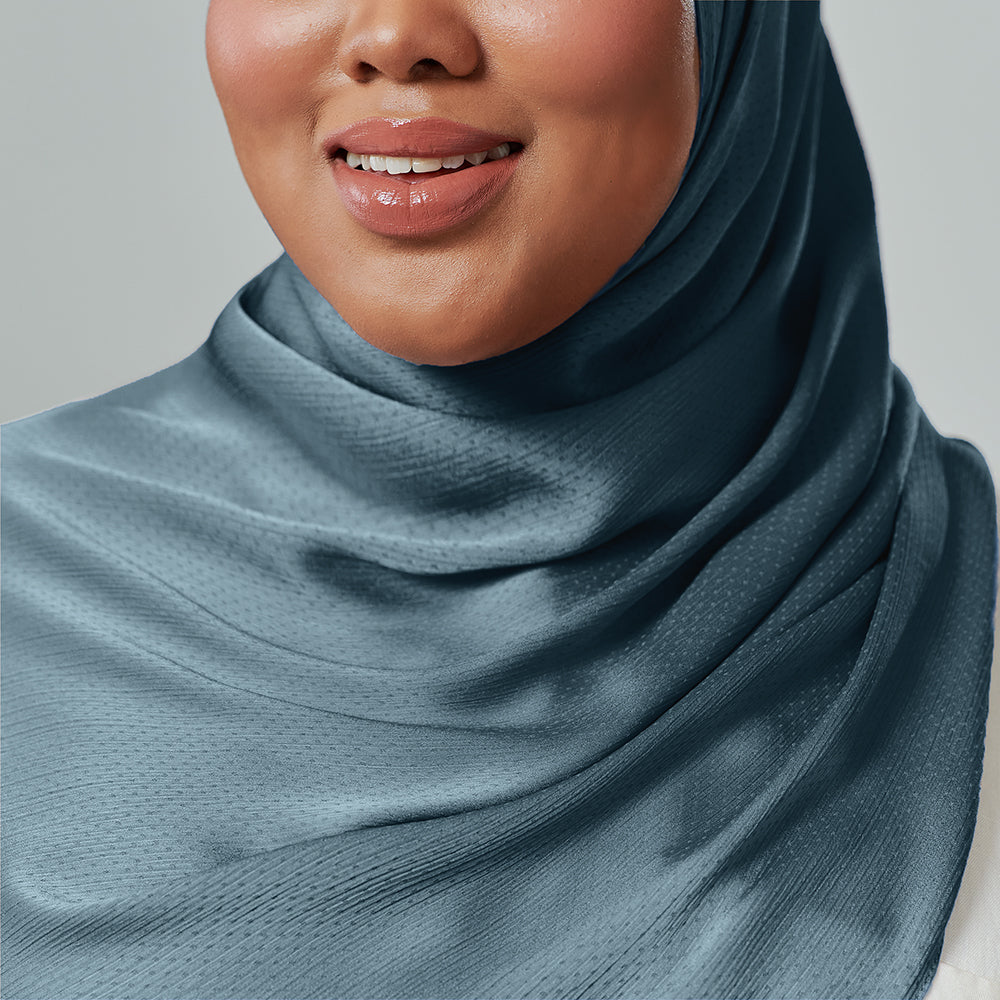 Plain Duck Egg Blue Scarf Duck Egg Blue Premium Chiffon Hijab