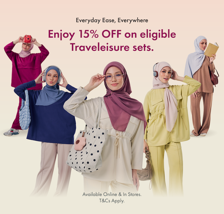 Everyday Ease, Everywhere. Enjoy 15% off on eligible Traveleisure sets. Available online and in stores. T&Cs apply.