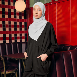 Adjustable Sweatshirt - Black
