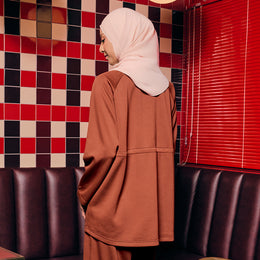 Adjustable Sweatshirt - Brick