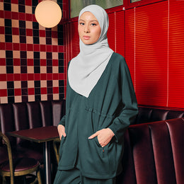 Adjustable Sweatshirt - Emerald