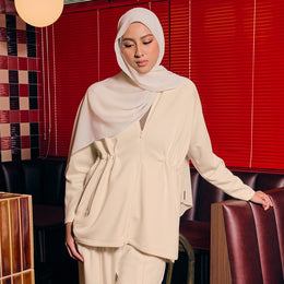 Adjustable Sweatshirt - Off White