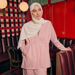 Adjustable Sweatshirt - Pink