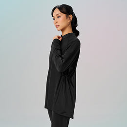 Adjustable Swimwear Top - Black