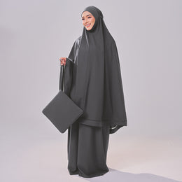 Aman Luxe Prayerwear - Dark Grey
