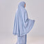 Aman Luxe Prayerwear - Dusty Blue - Prayerwear - TudungPeople