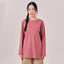 Back Pleated Top - Dark Pink