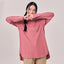 Back Pleated Top - Dark Pink - Apparel - TudungPeople