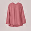 Back Pleated Top - Dark Pink