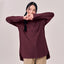 Back Pleated Top - Mahogany - Apparel - TudungPeople