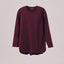 Back Pleated Top - Mahogany