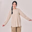 Back Pleated Top - Oatmeal - Apparel - TudungPeople