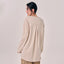 Back Pleated Top - Oatmeal - Apparel - TudungPeople