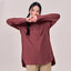 Back Pleated Top - Rouge