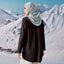 Back Pleated Top - Black - Apparel - TudungPeople