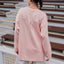 Back Pleated Sweatshirt - Peach - Apparel - TudungPeople