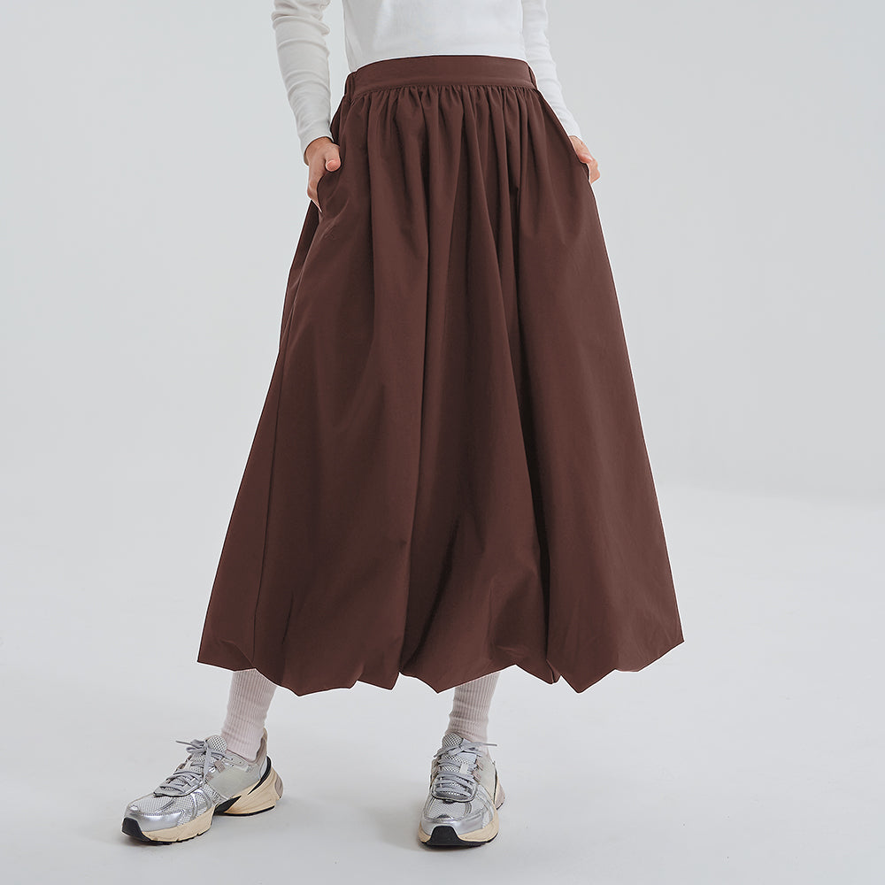 新品未使用THE TOE Bercy Balloon Skirt brown Bercy Balloon Skirt – THE TOÉ