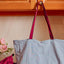 Nylon Shopper Bag -  Blue
