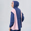 TudungPeople Duo Panel Parka in Aura, stylish women's apparel with a dual-tone design, shown in a front view.