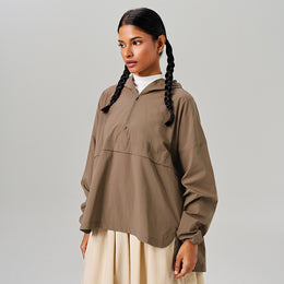 Flare Parka - Brown