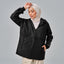 Half Zip Parka - Black - Apparel - TudungPeople