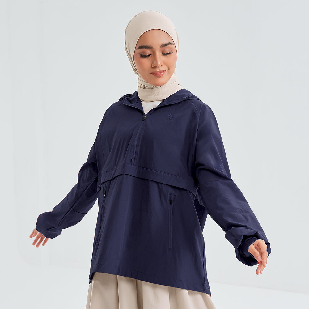 Half Zip Parka 2.0 - Oxford | TudungPeople