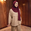 Half Zip Sweatshirt - Latte