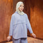 Half Zip Sweatshirt - Periwinkle