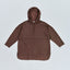 Half Zip Sweatshirt - Dark Brown