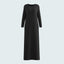 Inner Long Sleeve Dress - Black