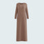 Inner Long Sleeve Dress - Brown