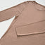 Inner Long Sleeve Dress - Brown