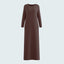Inner Long Sleeve Dress - Dark Brown