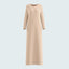 Inner Long Sleeve Dress - Light Nude