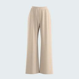Inner Wide Pants - Greige