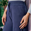 Knitted Pants - Dark Blue