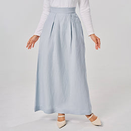 Linen Skirt - Sterling