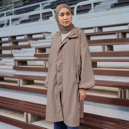 Long Parka - Taupe