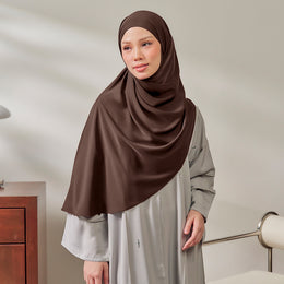 Mina Khimar in Dark Brown
