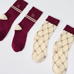Monogram Crew Socks