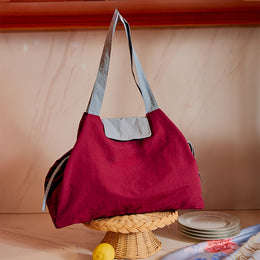 Duo Tote Bag - Deep Burgundy