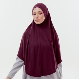 Najwa Sport Khimar 3.0 - Dark Purple