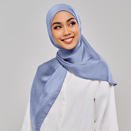 Niya Satin in Bluebell