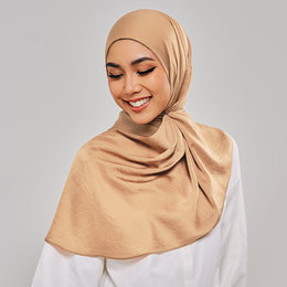 Niya Satin in Ochre