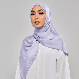 Niya Satin in Periwinkle