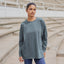 Oversized Top - Bluegrey - Apparel - TudungPeople