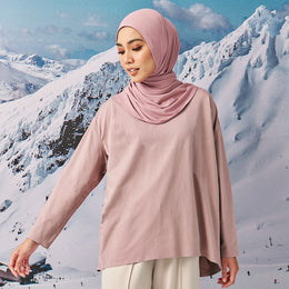 Oversized Top - Rose Wood
