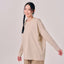 Oversized Top - Oatmeal - Apparel - TudungPeople